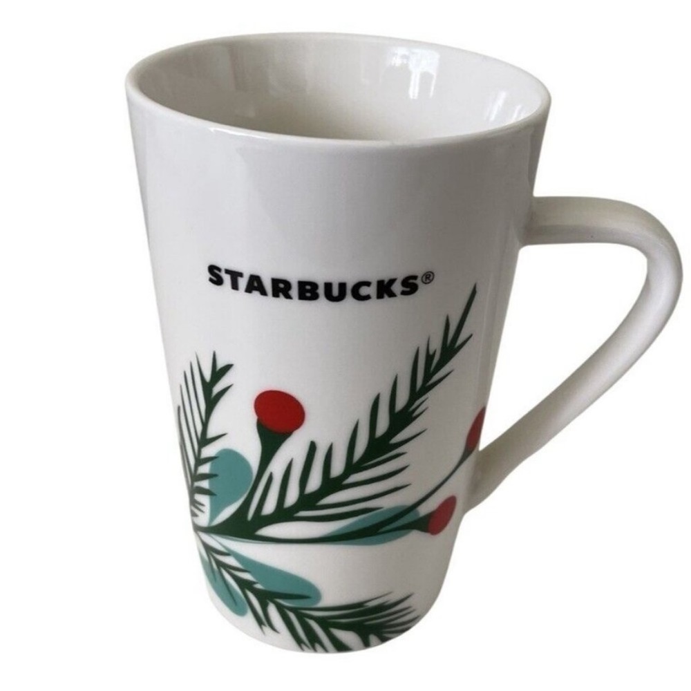 Starbucks 2020 Holly Berry Pine 12 0z. Holiday Christmas Mug NWOT